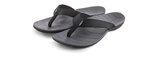 SOLE heren slippers Balboa Zwart / Grijs schuin boven